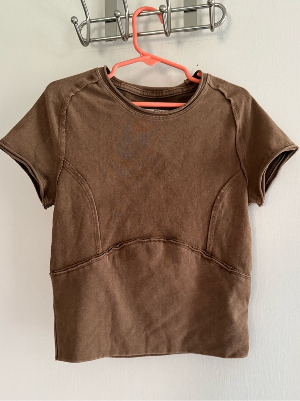 We The Free Girls' Short Sleeve Brown Tee Size XS/P